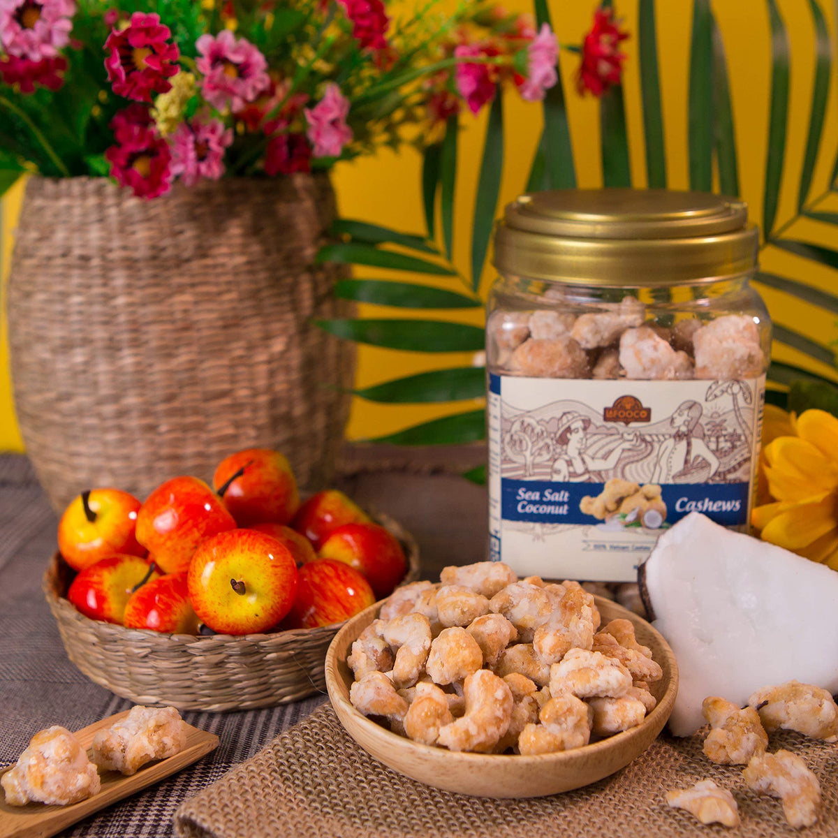 LAFOOCO halal and BRCGS-certified snack with coconut-infused flavor.