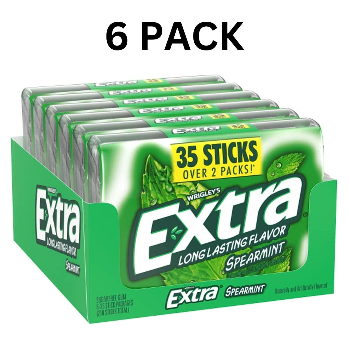 LAIBY sugar-free chewing gum mega-pack displayed on shelf for daily use