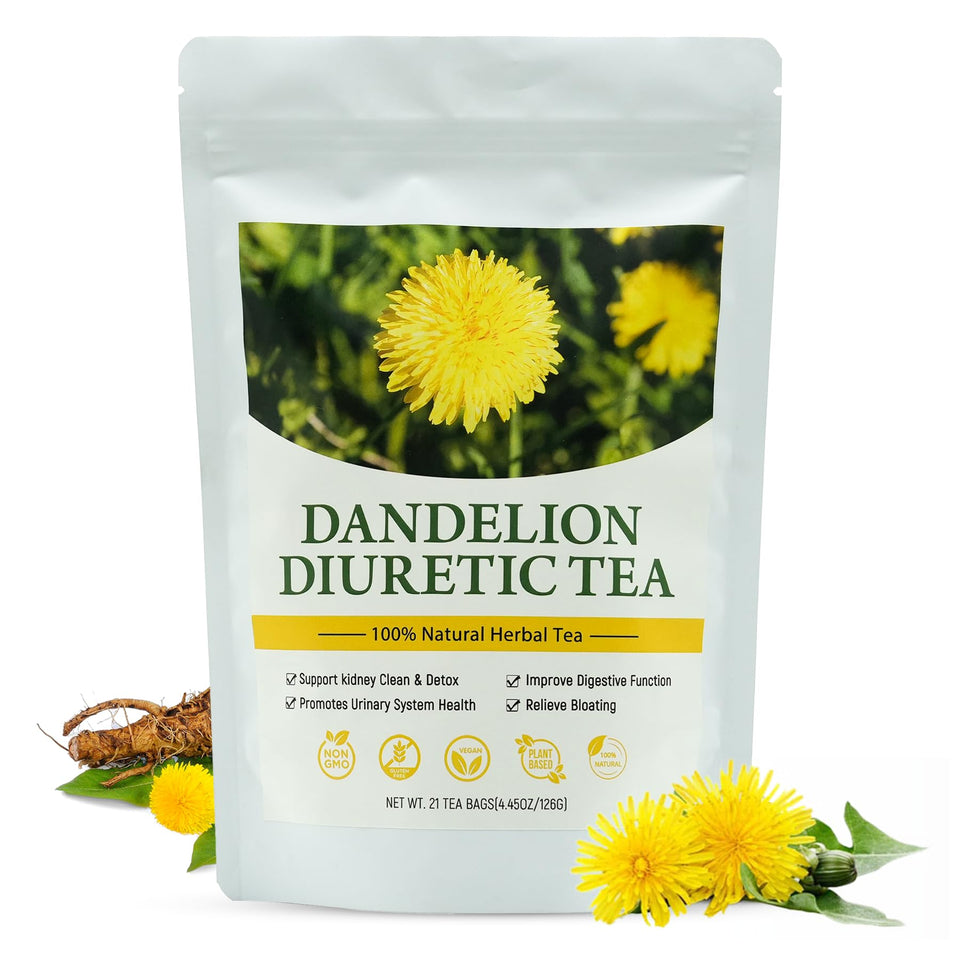 Laicuherb Dandelion Tea bags for gentle hydration support