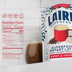 Freeze-dried Arabica coffee powder for fast, rich brew.