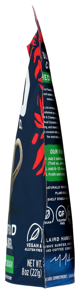 Laird Superfood cup with creamer in brewed coffee inviting daily ritual