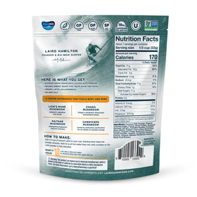 Laird Superfood Latte Powder Pumpkin Spice dissolves quickly for a fast latte