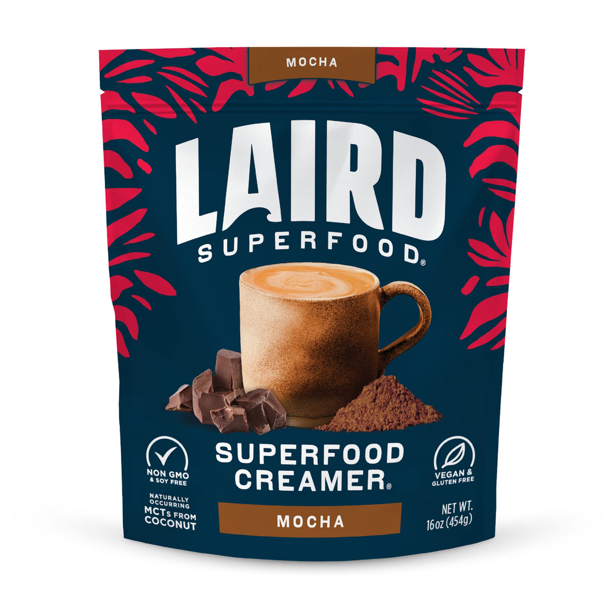 Laird Superfood mocha creamer bag adds dairy-free flavor to coffee