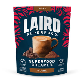 Laird Superfood mocha creamer bag adds dairy-free flavor to coffee
