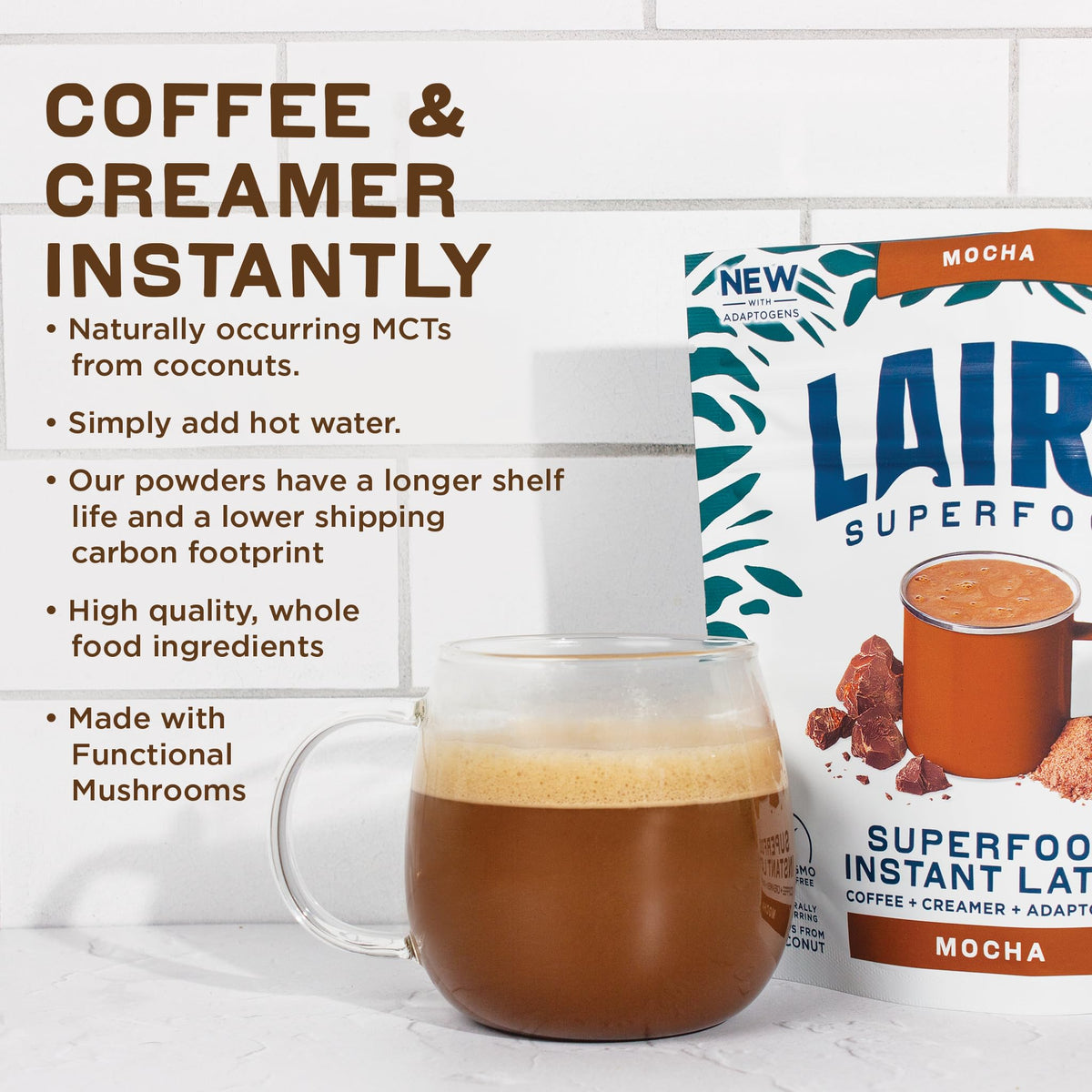 Coconut sugar and coconut milk powder add gentle sweetness and creaminess