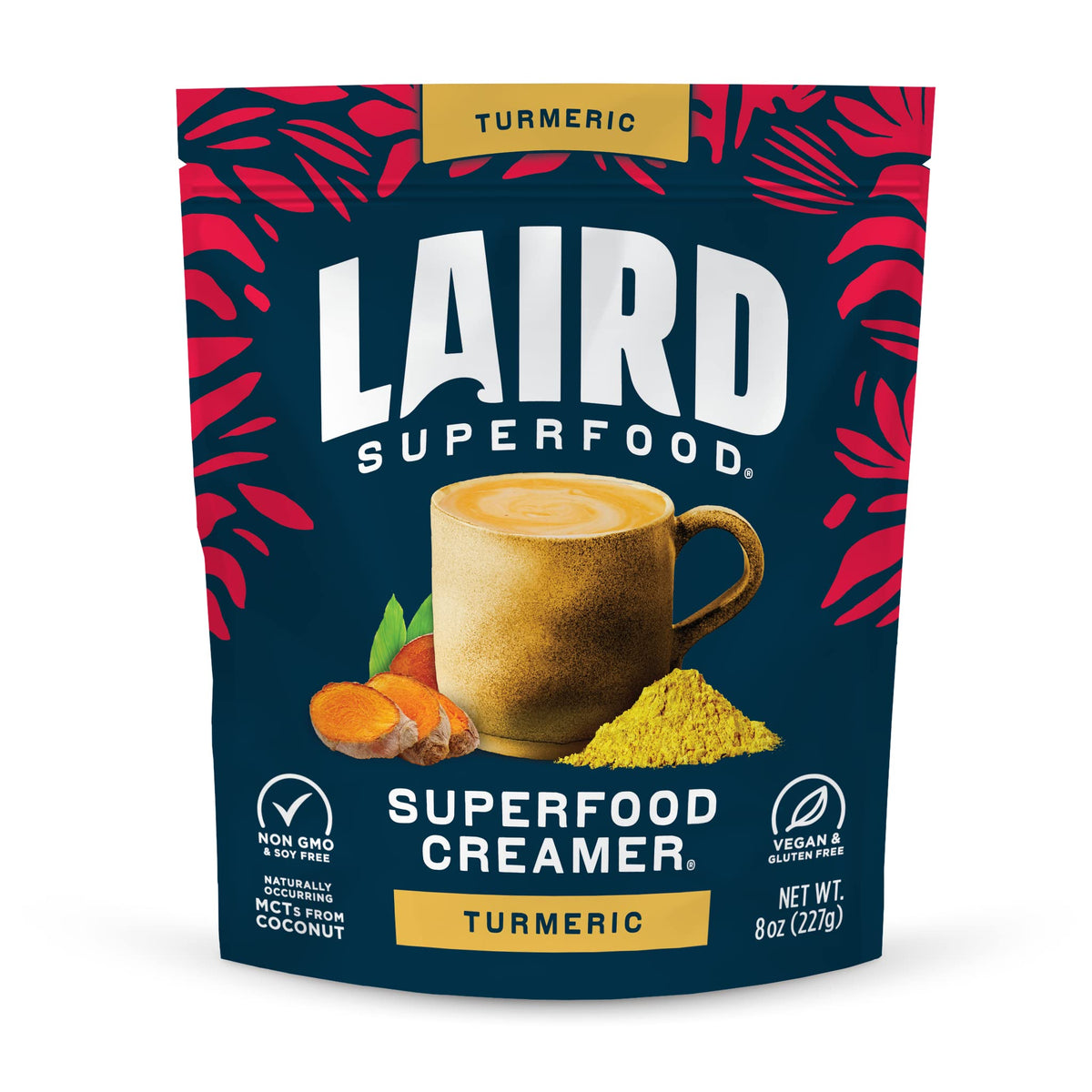 Laird Superfood Non-Dairy Original Creamer jar for creamy, dairy-free coffee.