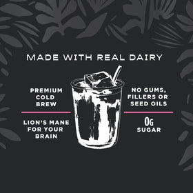 Iced coffee prepared with Laird Superfood Protein Coffee Powder for a creamy, keto-friendly start.