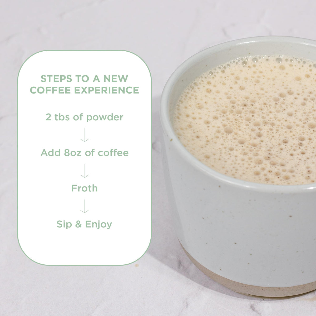 Laird Superfood shelf-stable plant-based creamer ready for pantry storage.