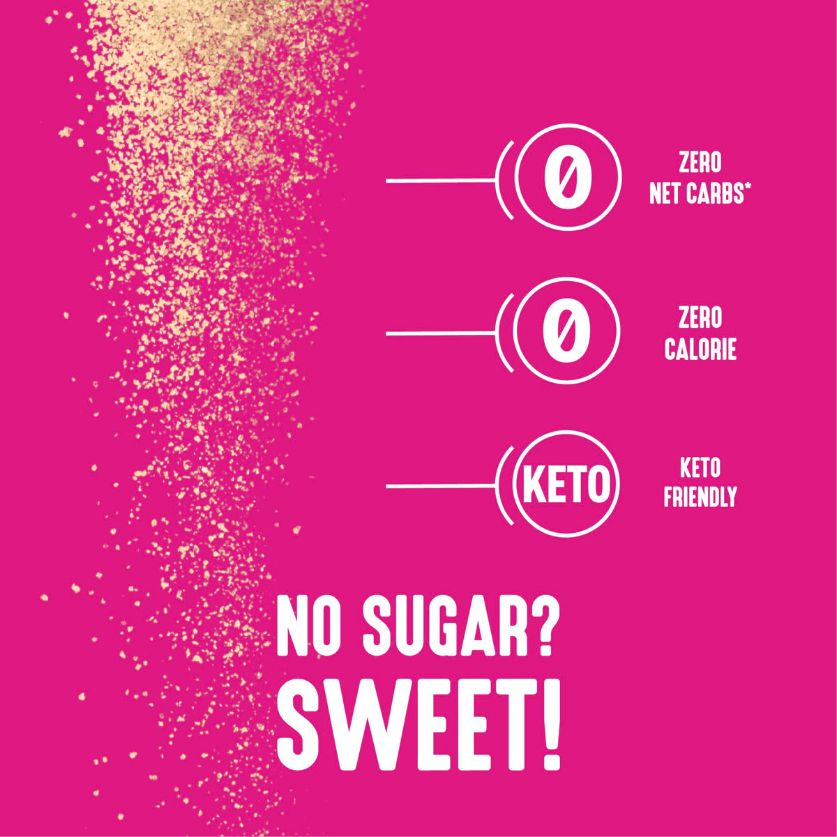 Dessert plate with Lakanto, sugar-free indulgence with zero calories
