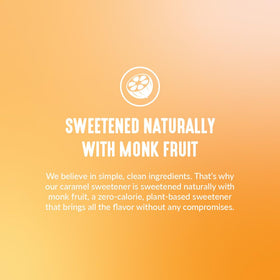 Lakanto Caramel Monk Fruit Drops used in desserts for caramel flavor without sugar