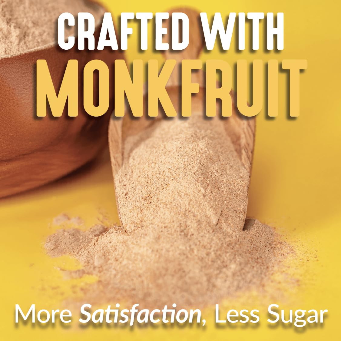Lakanto Date Sugar topping yogurt or fruit bowl, vibrant and inviting.