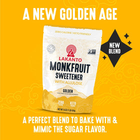 Lakanto Golden Monkfruit used in baking cookies for 1:1 sugar replacement