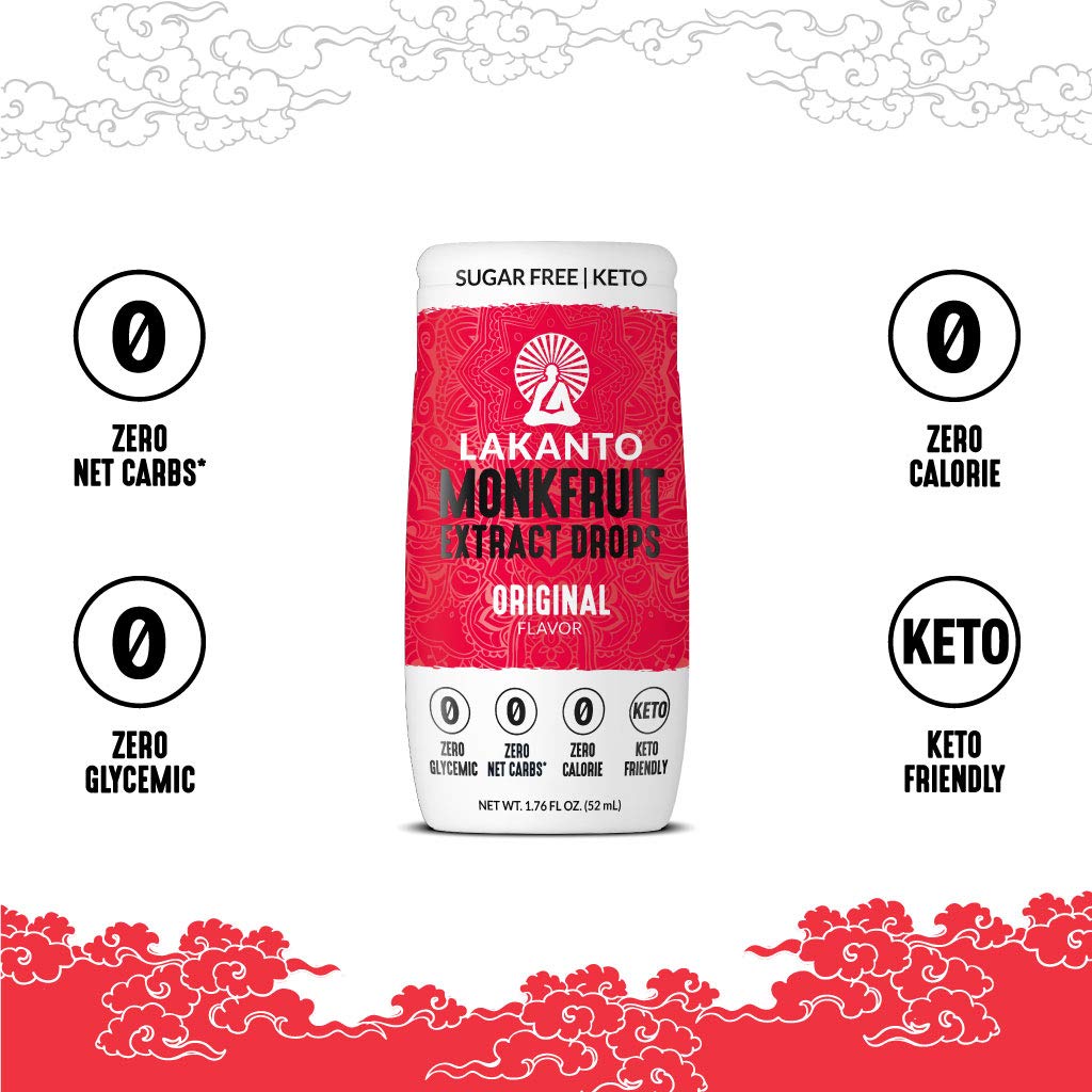 Lakanto Chocolate bottle enhances smoothies with rich, zero-calorie sweetness