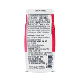 Lakanto Lemon bottle adding keto-friendly sweetness to beverages on the go