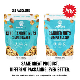 Lakanto Candied Nuts as a salad topping adds texture and flavor
