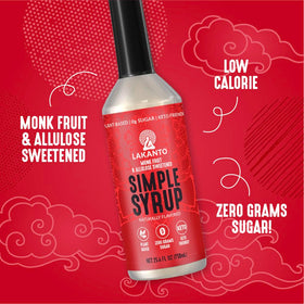 Lakanto Simple Syrup cocktail mixer adds flavor without added sugar.