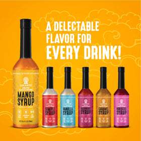 Lakanto Simple Syrup Mango tea scene adds tropical flavor with zero glycemic impact.