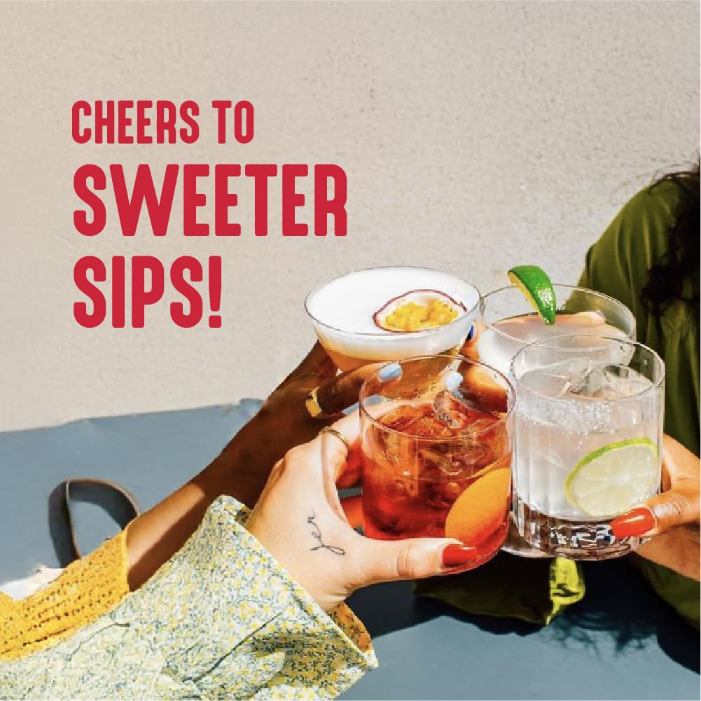 Lakanto Simple Syrup soda glass pairing offers keto-friendly flavor in a refreshing drink.