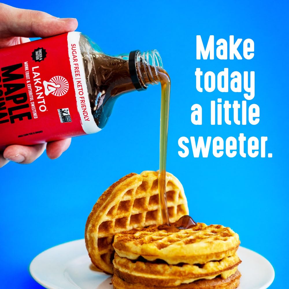 Lakanto sugar free maple syrup for frosting and dressings