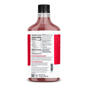 Lakanto sugar free maple syrup label close-up showing natural ingredients