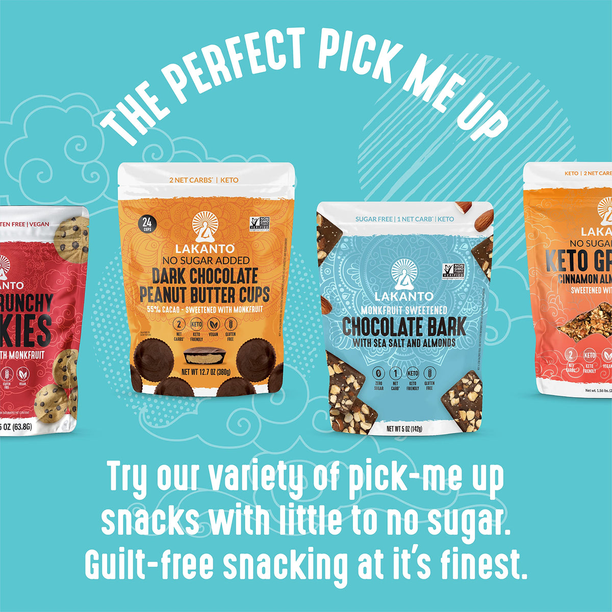 Lakanto Candied Nuts support keto and vegan lifestyles with no added sugar