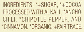 Lake Champlain Chocolates Spicy Aztec hot chocolate organic logo signals natural ingredients