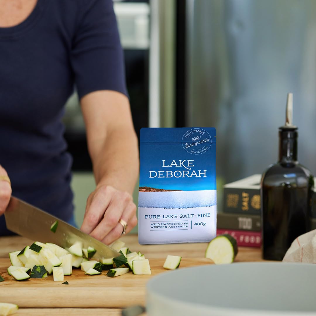 Lake Deborah pour-shot over vegetables captures aroma-rich, mineral-balanced finishing touch.
