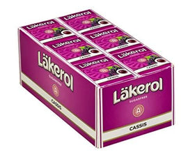 Close-up of Lakerol Cassis texture, long-lasting flavor