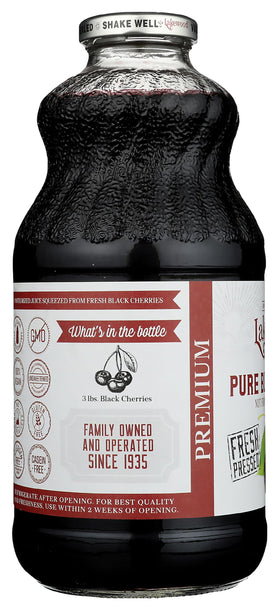 Lakewood bottle side view on a kitchen counter for easy storage.