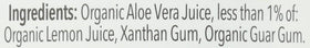 Lakewood Organic Aloe Vera Gel Juice glass serve for smoothies and beverages