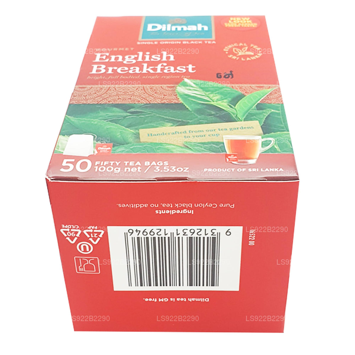 Tea bags with tags from Lakpura Dilmah enable easy, mess-free brewing.