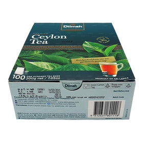 Lakpura Dilmah tea bags box arrangement ready for steeping.