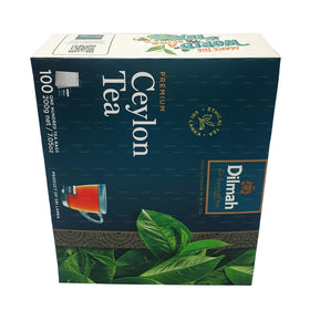 Lakpura Dilmah tea bags inside box layout for daily brewing.