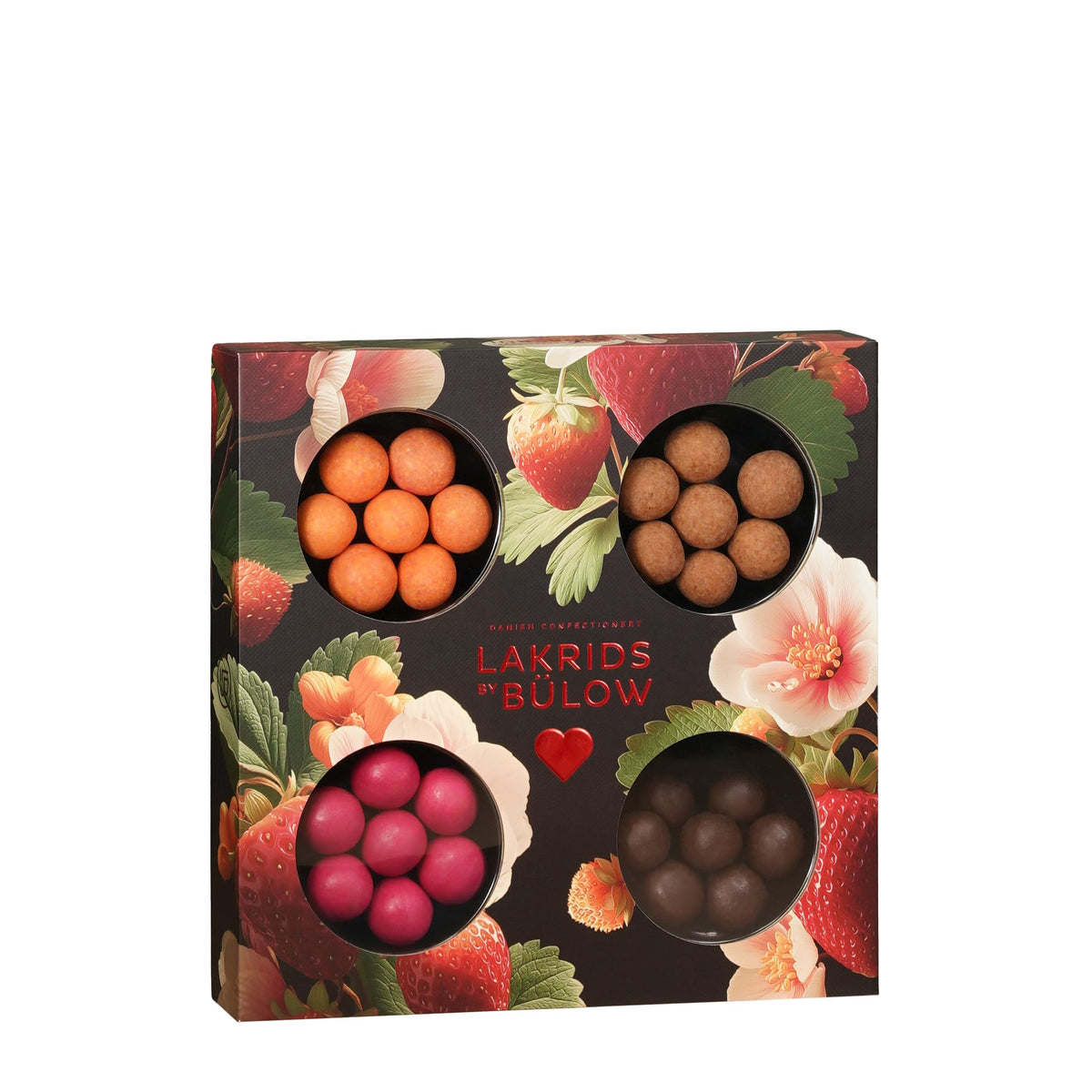 LAKRIDS BY BÜLOW Small Love Box front view, ideal for gifting and sharing.