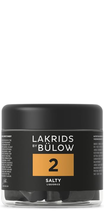 LAKRIDS BY BÜLOW 2 Black Licorice jar showcases vegan, gluten-free indulgence for plant-based snackers.