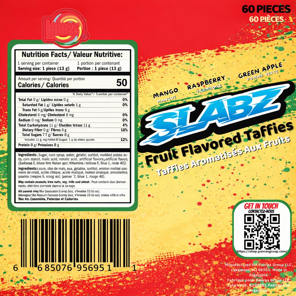 Lalees Taffy Slabz kid-friendly schools and camps snacks