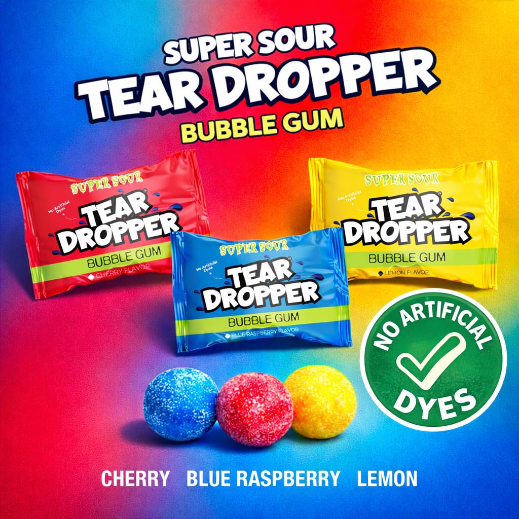 Lalees sour gumballs individually wrapped for freshness and quick grabs