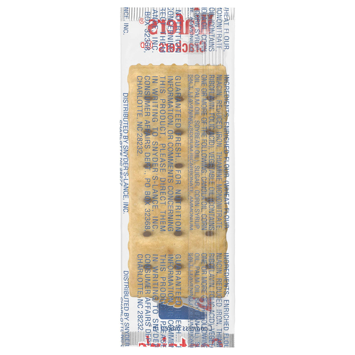 Lance Captain Wafers Original cracker crisp closeup showing buttery texture
