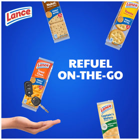 Lance individually wrapped cracker packs ideal for road trips.