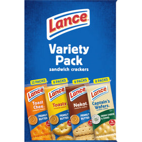 Lance packaging highlights real ingredients and 0g trans fat.