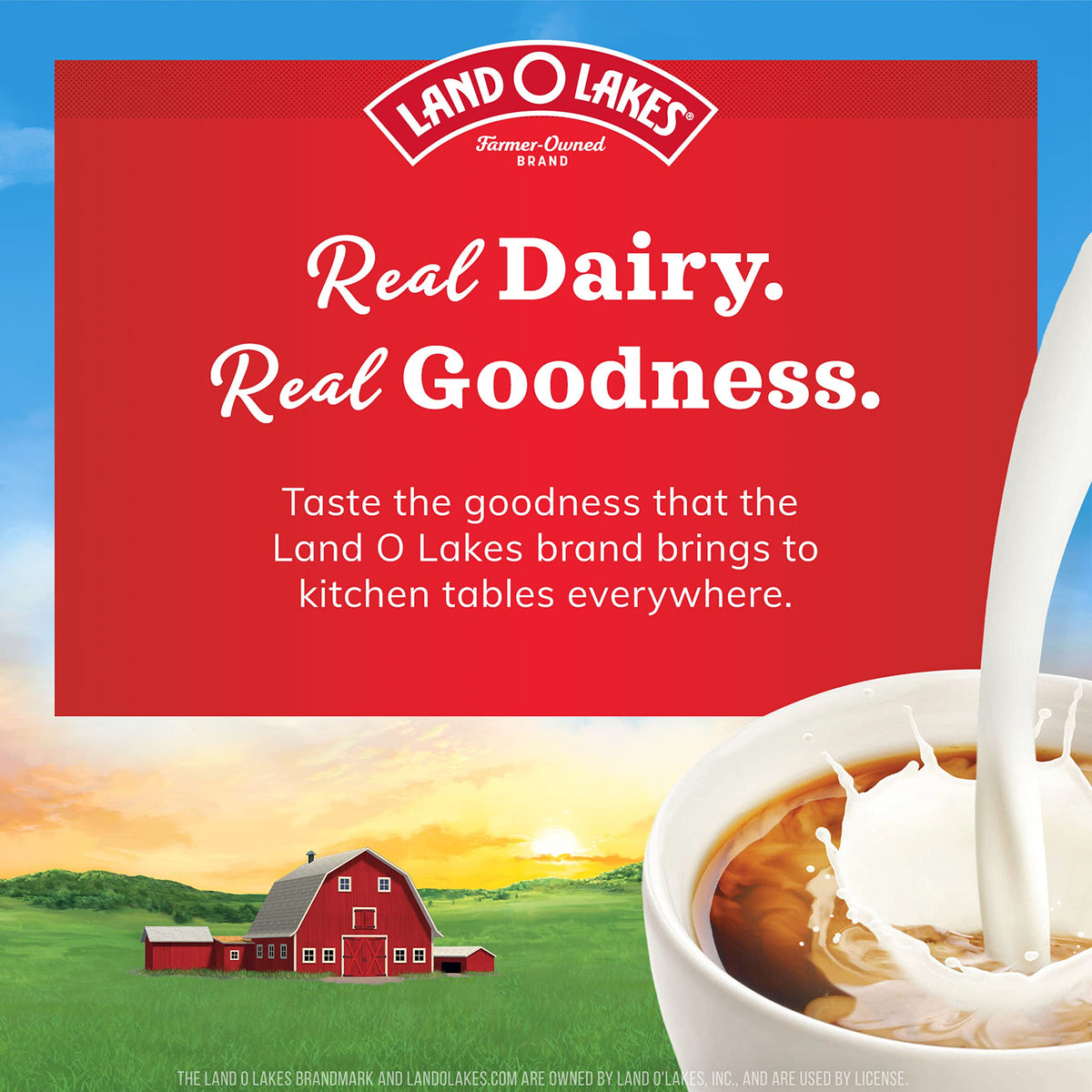 Real milk and cream flavor in convenient Mini Moo’s creamer packets.