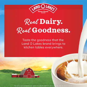 Land O Lakes Mini Moo’s Half & Half in a hot tea setup for creaminess.