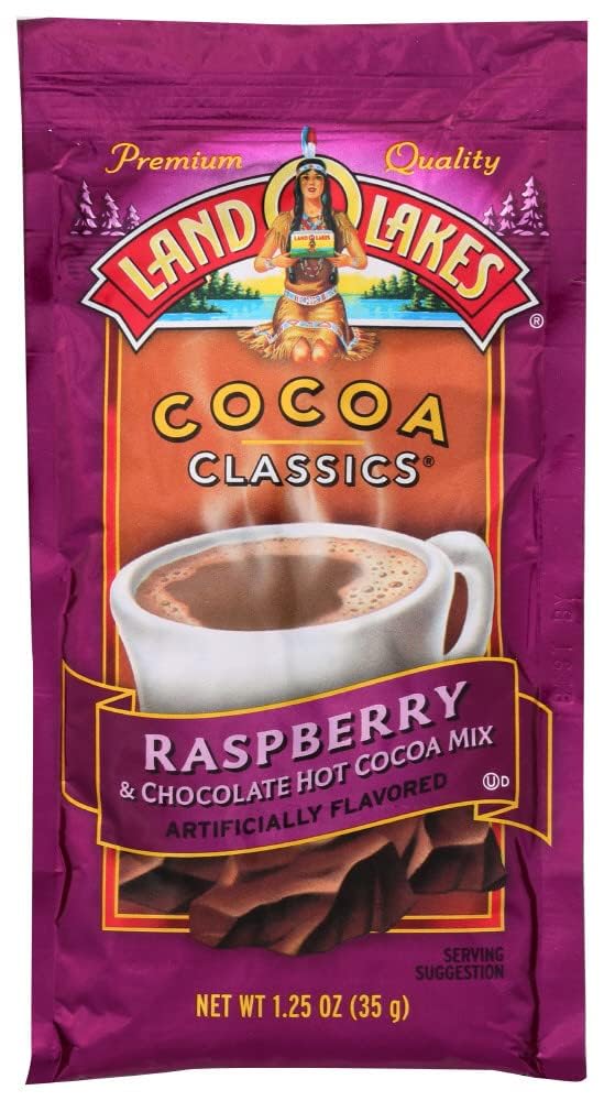 Land O' Lakes Raspberry Cocoa Mix 12-pack ready to brew a cozy cocoa moment