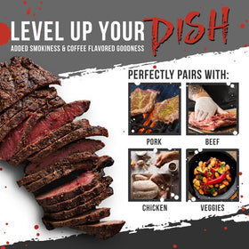 Lane's Ancho Espresso Rub enhances vegetables with espresso-like warmth.