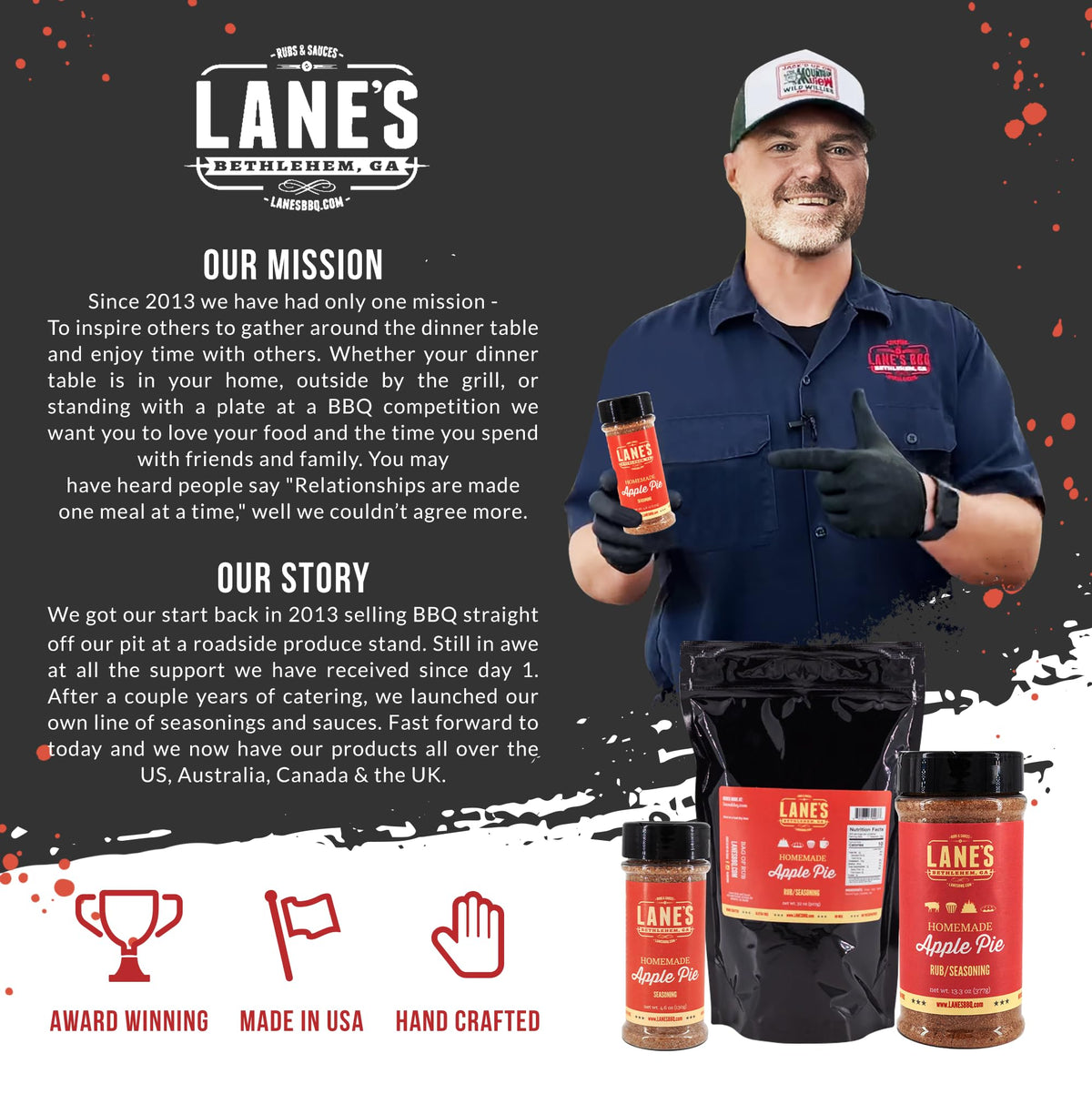 Lane's Apple Pie Seasoning gift jar as a thoughtful kitchen gift option
