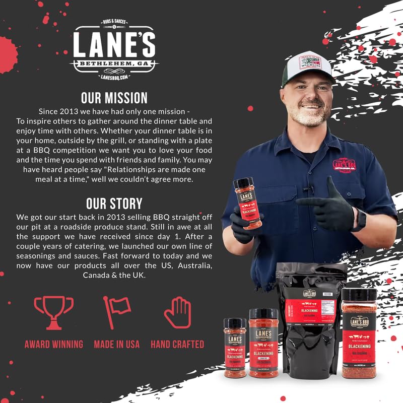 Lane's Blackening Rub with side dishes for balanced meals
