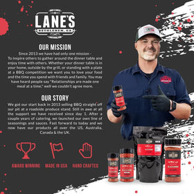 Lane's Blackening Rub with side dishes for balanced meals