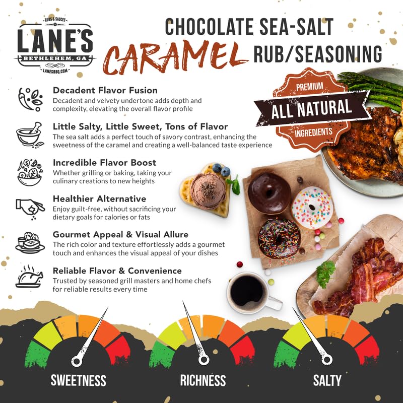 Lane's Chocolate Sea-Salt Caramel Seasoning bottle added to coffee for dessert-like touch