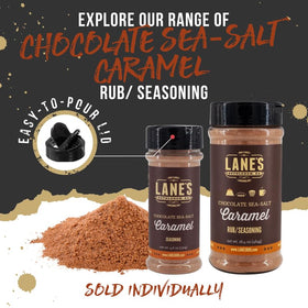 Lane's seasoning sprinkled on dessert for decadent finish and aroma