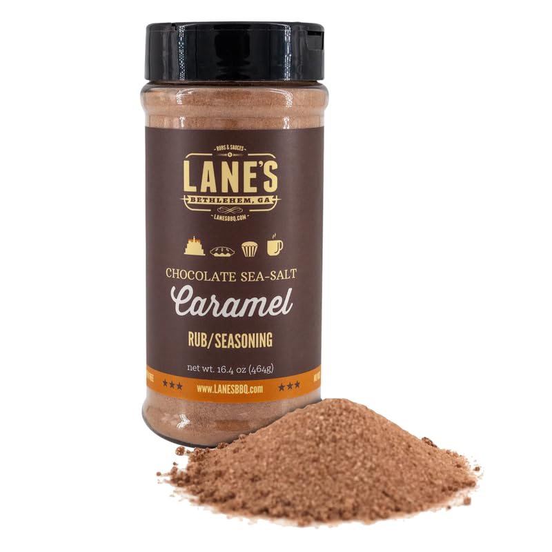 Lane's Chocolate Sea-Salt Caramel Seasoning on popcorn for rich flavor and balance